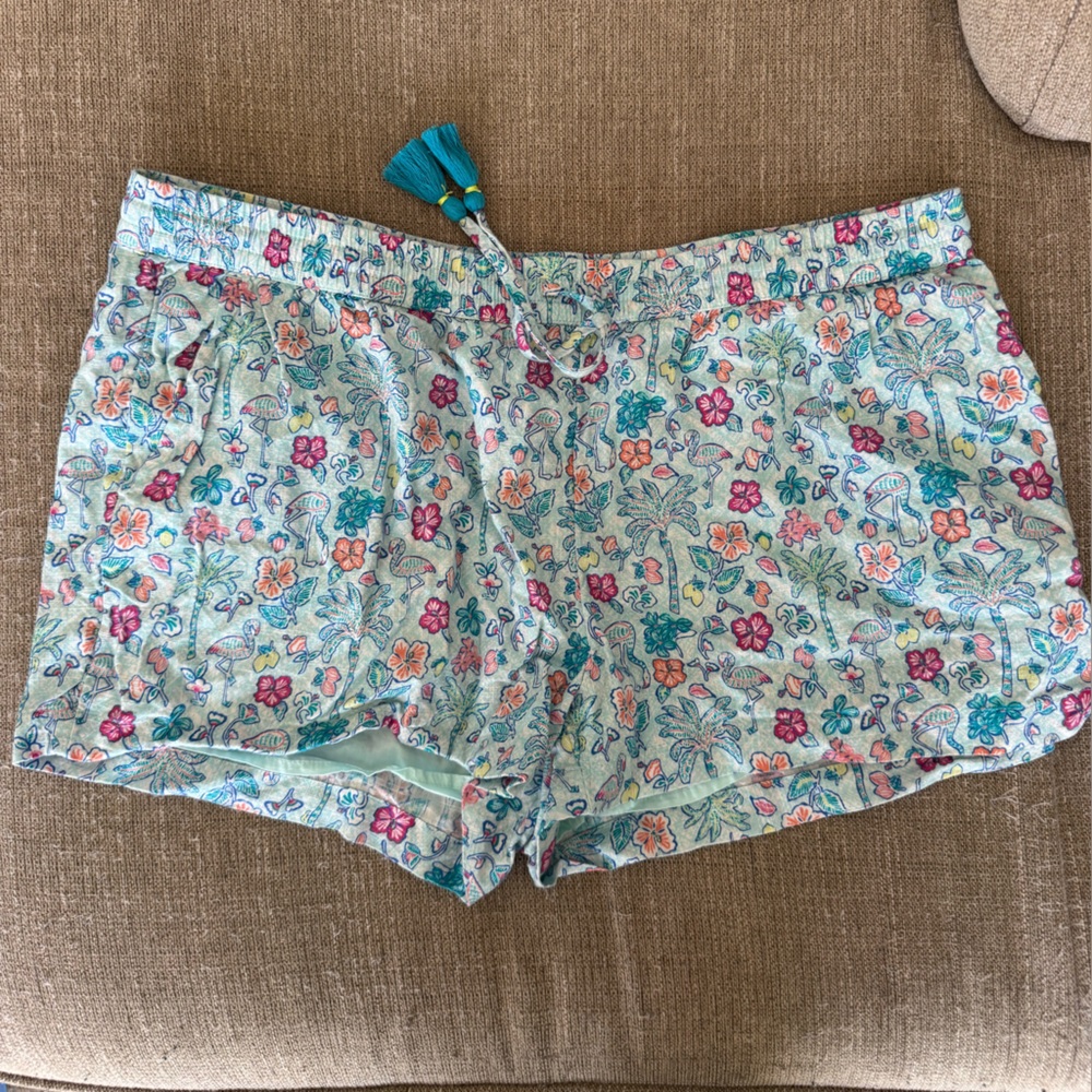 Vineyard Vines Floral Mint & Turquoise Women's Shorts
